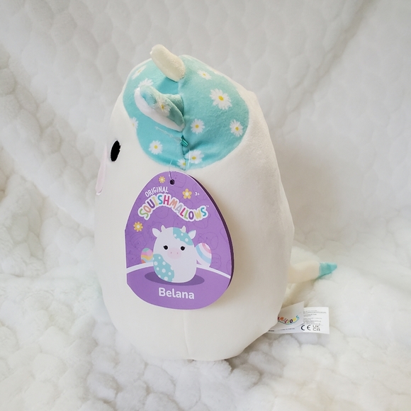 Belana the Cow Squishmallows Easter BNWT 8 Inch - Picture 2 of 8